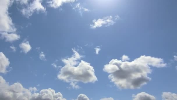 Ciel bleu et nuages Time-lapse Vidéo HD 