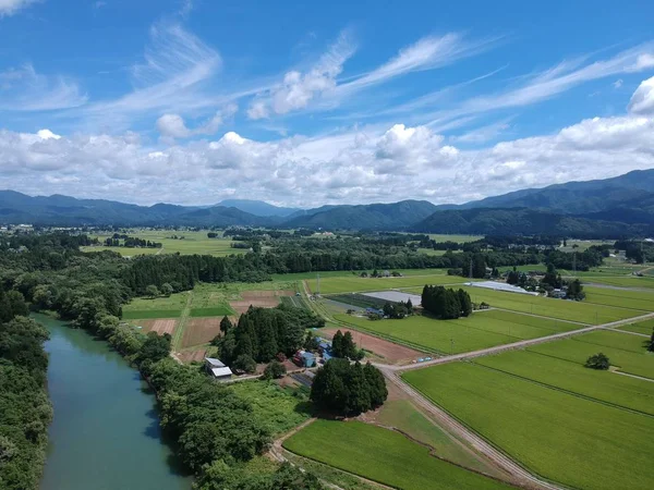 Vista Aérea Japón Hermoso Paisaje — Foto de Stock