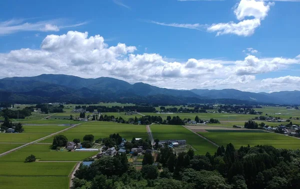 Aerial view Japan beautiful Landscape