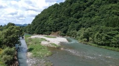 Havadan görünümü Japonya güzel manzara