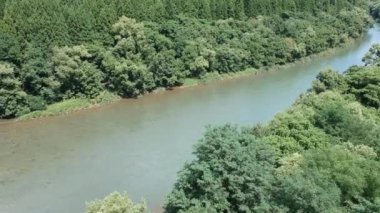 Havadan görünümü Japonya güzel manzara