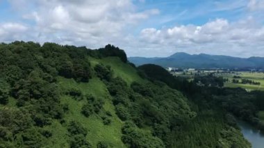 Havadan görünümü Japonya güzel manzara