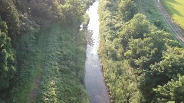 Luchtfoto Mooie Landschap Van Japan — Stockvideo