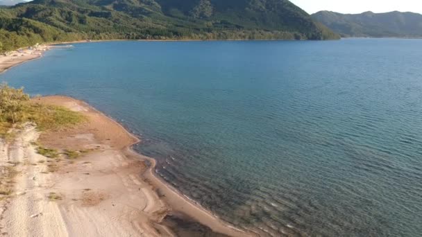 Vue Aérienne Lac Japonais Tazawako — Video