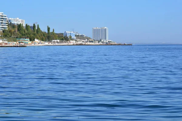 Odessa Ucrânia 2018 Vista Praia Setembro Você Pode Ser Forjado — Fotografia de Stock