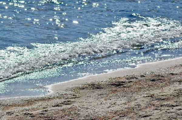 Sea Waves Sandy Seashore — Stock Photo, Image