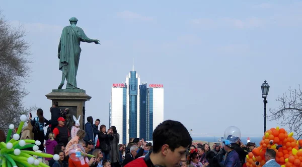 Odessa Oekraïne 2019 Kleurrijke Ballen Voor Dag Van Het Lachen — Stockfoto