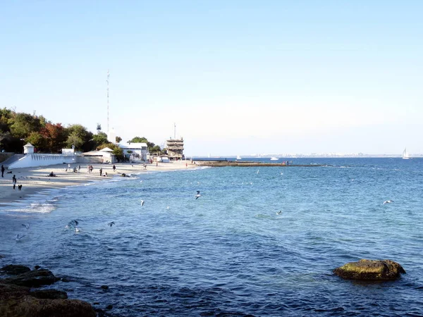 Odessa Ukraine 2019 View Coast Autumn Black Sea — Stock Photo, Image