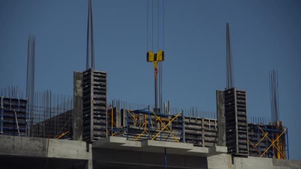 Stadtentwicklung in der Stadt — Stockvideo