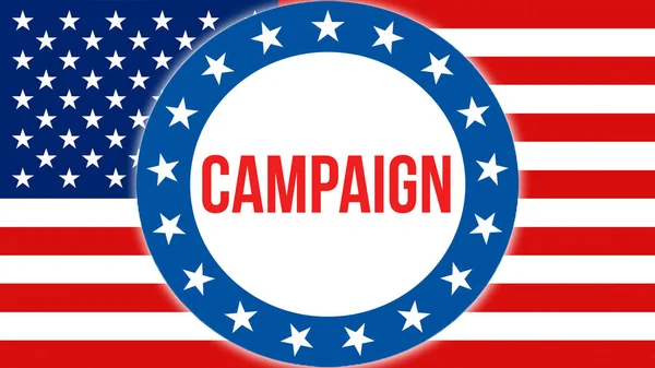 Elección Campaña Fondo Los Representación Bandera Los Estados Unidos América —  Fotos de Stock