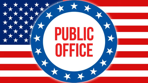 Elección Pública Fondo Los Representación Bandera Los Estados Unidos América —  Fotos de Stock