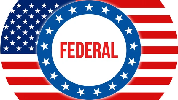 Ομοσπονδιακές Εκλογές Usa Φόντο Rendering Ηνωμένες Πολιτείες Της Αμερικής Σημαία — Φωτογραφία Αρχείου