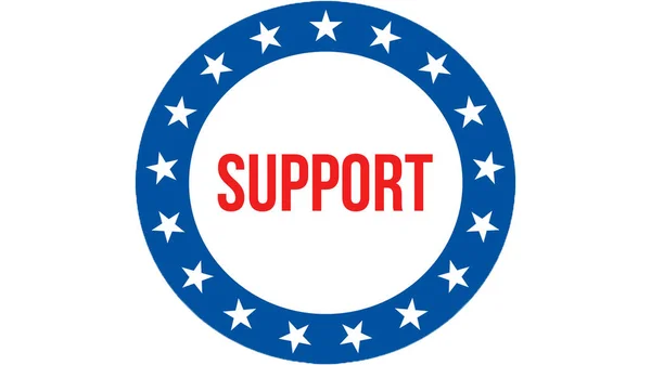 Поддержка Выборов Фоне Сша Рендеринг Флаг Соединенных Штатов Америки Размахивает — стоковое фото