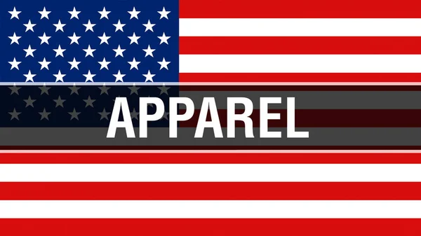 Vestuário Fundo Bandeira Dos Eua Renderização Bandeira Dos Estados Unidos — Fotografia de Stock