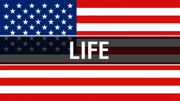 Life Usa Flag Background Rendering Bandera Los Estados Unidos América — Foto de Stock