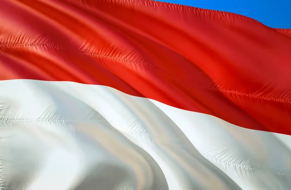 Ásia Ásia Indonésia Indonésio Bandeira Indonésia Bandeira Indonésia Bandeira Indonésia — Fotografia de Stock
