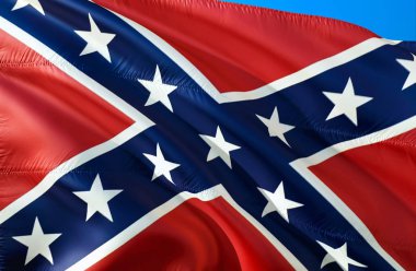 Amerika Konfedere Devletleri bayrak. Amerika Konfedere Devletleri tarihi ulusal bayrak. Müttefik savaş, asi, Southern Cross, Dixie bayrak bilinir. Vatansever sembolü, banner. Cs bayrağı