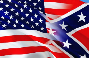 Amerika Konfedere Devletleri bayrak. Amerika Konfedere Devletleri tarihi ulusal bayrak. Müttefik savaş, asi, Southern Cross, Dixie bayrak bilinir. Vatansever sembolü, banner. Cs bayrağı