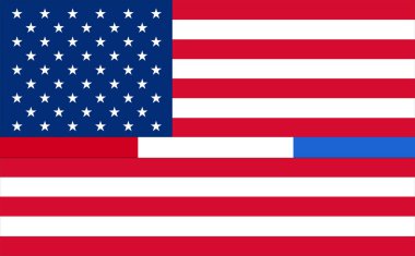 Temsil eden polis, itfaiye, 911'i, düzeltmeler veya Federal ajanlar Amerika Birleşik Devletleri için destek kombine. ABD Amerikan 911 bayrağı. Acil tıbbi Yanıtlayıcı. Amerikan Usa acil servis fla