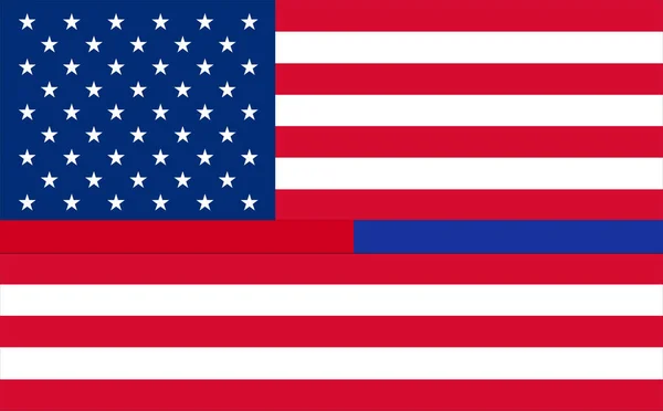 First Responder États Unis Oeillets Laiton Brodés American Flag Thin — Photo