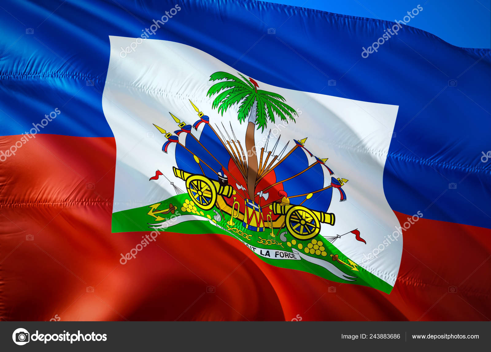 haïti couleurs du drapeau