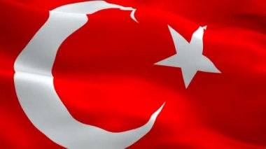 Türkiye'nin bayrak video rüzgarda sallayarak. Gerçekçi Türk bayrağı arka plan. İstanbul Türkiye bayrak portre döngü 1080p Full Hd 1920 x 1080 görüntüleri. Türkiye'nin AB Avrupa ülke bayrakları / diğer Hd bayrakları kullanılabilir