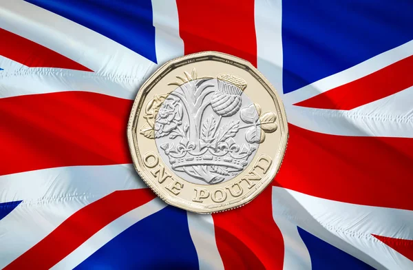 UK Pound economy for business and financial concept ideas illustration, background. Concept with money UK Pound,3d rendering. Crisis and UK Pound course concep