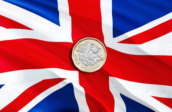 Великобританія Фунт Економіки Бізнесу Фінансових Концепції Ідеї Ілюстрації Фону Концепція — стокове фото