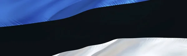 Estonia flag. 3D rendering Waving flag design. The national symbol of Estonian. 3D Waving sign design. Waving sign background wallpaper. Estonia 3D pattern background download HD wallpaper graphic