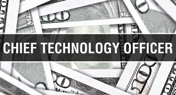 Chief Technology Officer Closeup Concept. American Dollars Cash
