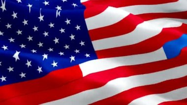 Acil Servis Bayrak Dalga Döngüsü rüzgarda sallanıyor. Gerçekçi polis, itfaiyeciler, 911 Bayrak arka plan. Acil Servis Bayrak Döngü Closeup 1080p Full Hd 1920x1080 görüntüleri. Acil Servis yasası