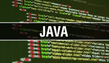 Java kavram illüstrasyon programları geliştirmek için kod kullanarak ve