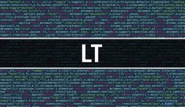 Programlama kodu soyut teknoloji backgrou üzerine yazılmış lt metin