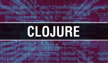 Dijital java kod metni ile Clojure. Clojure ve Bilgisayar softwa
