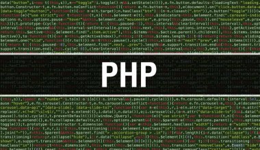 Php metin Programlama kodu soyut teknoloji backgro yazılı