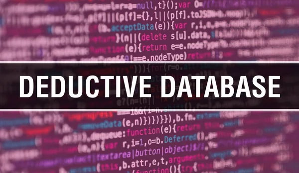 Deductive database concept illustration using code for developin