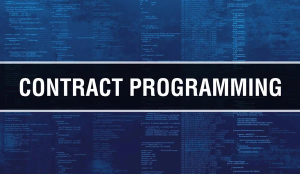 contract programming with Digital java code text. contract progr