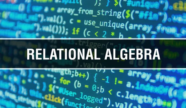 Relational algebra concept illustration using code for developin