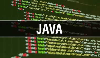 Java kavram illüstrasyon programları geliştirmek için kod kullanarak ve