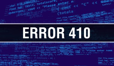 Dijital java kod metni ile Hata 410. Hata 410 ve Bilgisayar çok