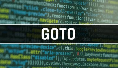 Soyut Teknoloji İkili kod Background.Digital bin ile Goto