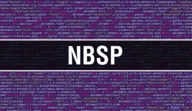 Programlama kodu soyut teknoloji backgr üzerine yazılmış nbsp metin