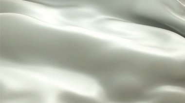 Rüzgarda sallanan bej arka plan videosu. Gerçekçi bir fildişi geçmişi var. Seramik bayrak döngüsü 1080p Full Hd 1920x1080 görüntü. Sütün bej rengi inci, beyaz inci, bembeyaz, opalin.
