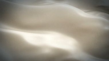 Bisque renk arkaplan videosunun buğday ipeği animasyonu rüzgarda sallanıyor. Gerçekçi buğday bayrağı arka planı. Bisque renkli Bayrak Döngüsü Kapanışı 1080p Tam Hd görüntüsü. Beyaz badem rengi saten bayrak.