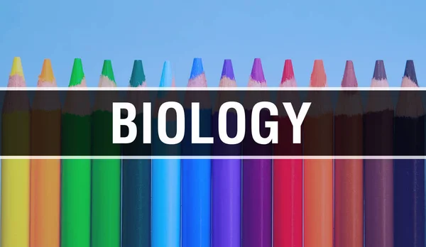 Biology concept with education and back to school concept. Creat — Stock Photo, Image