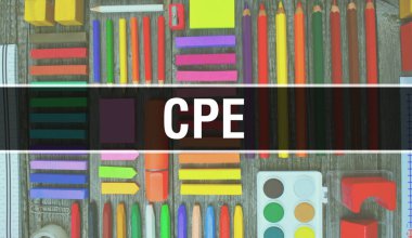 Okul duvarkağıdıyla Cpe metni. Cpe ve Okul Eğitimi