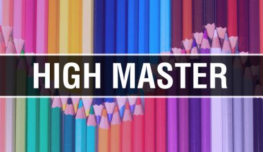 Yüksek lisans konsepti illüstrasyonu 