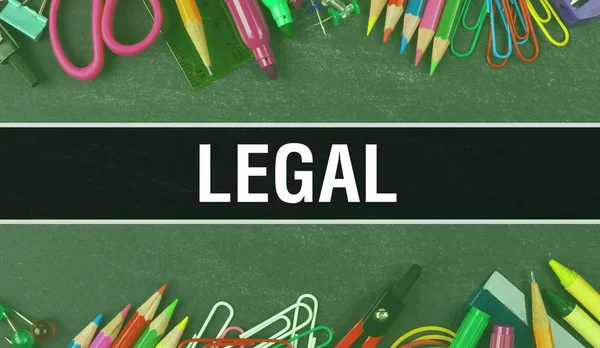 Okula Dönüş dolandırıcılığının eğitim geçmişi üzerine yazılmış hukuk metni — Stok fotoğraf