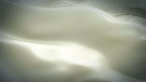 Cream Achtergrond Vlag Video Zwaaiend Wind Realistische Bleke Achtergrond Cream — Stockvideo