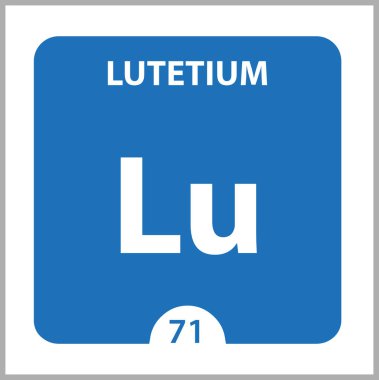 Lutetium Kimyasal 71 elementi periyodik cetvelde. Molekül ve İletişim